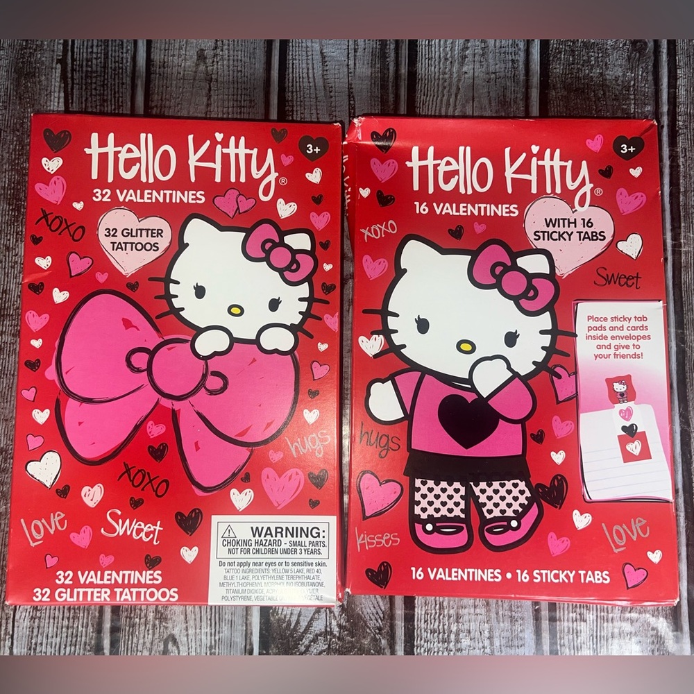 2016 Hello Kitty Valentine’s Day Cards Bundle – New in Box‎